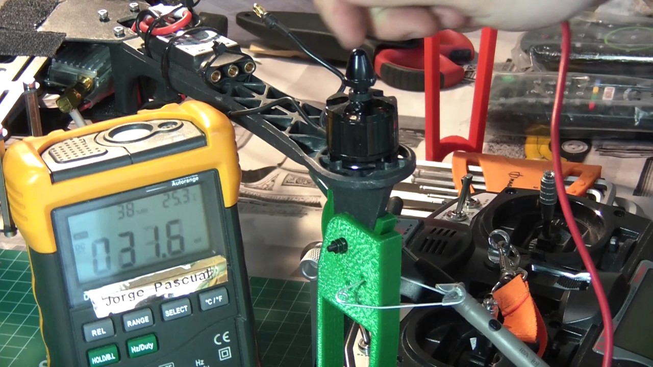 Proyecto Drone (55). Comprobación de Motor y ESC quemado.