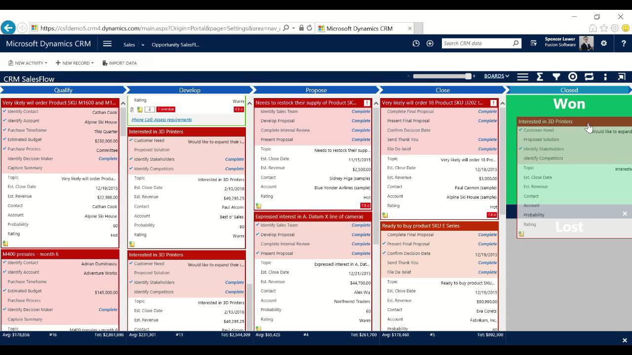 CRM SalesFlow Demo on Demand