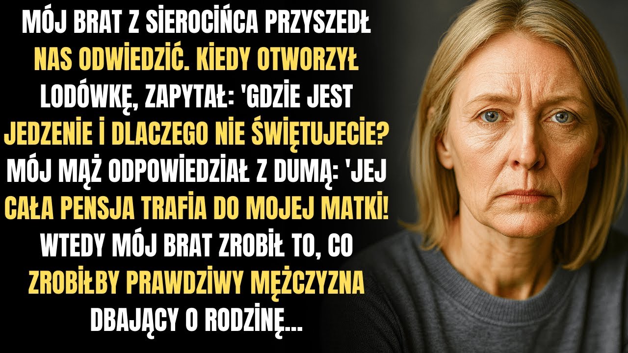 Mąż głodził dzieci, by płacić matce. Brat dał mu nauczkę życia!