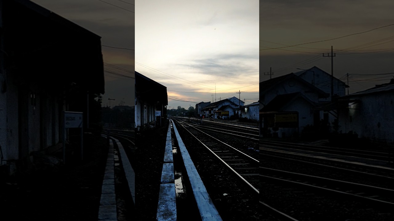 SUASANA SEGAR PAGI HARI DI STASIUN SINGOSARI #s_dnr13 #viralvideo #shortvideo