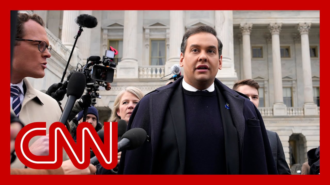 George Santos makes hasty exit after being expelled from Congress