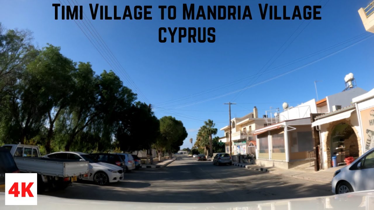 DRIVING from TIMI VILLAGE to MANDRIA in CYPRUS 🇨🇾 *2 FEBRUARY 2023*