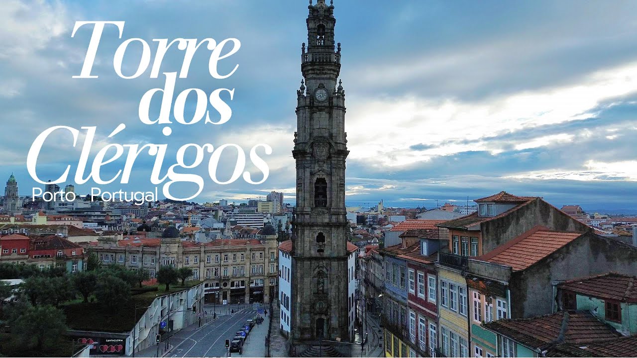 Torre dos Clérigos – Porto, Portugal | Drone 4K