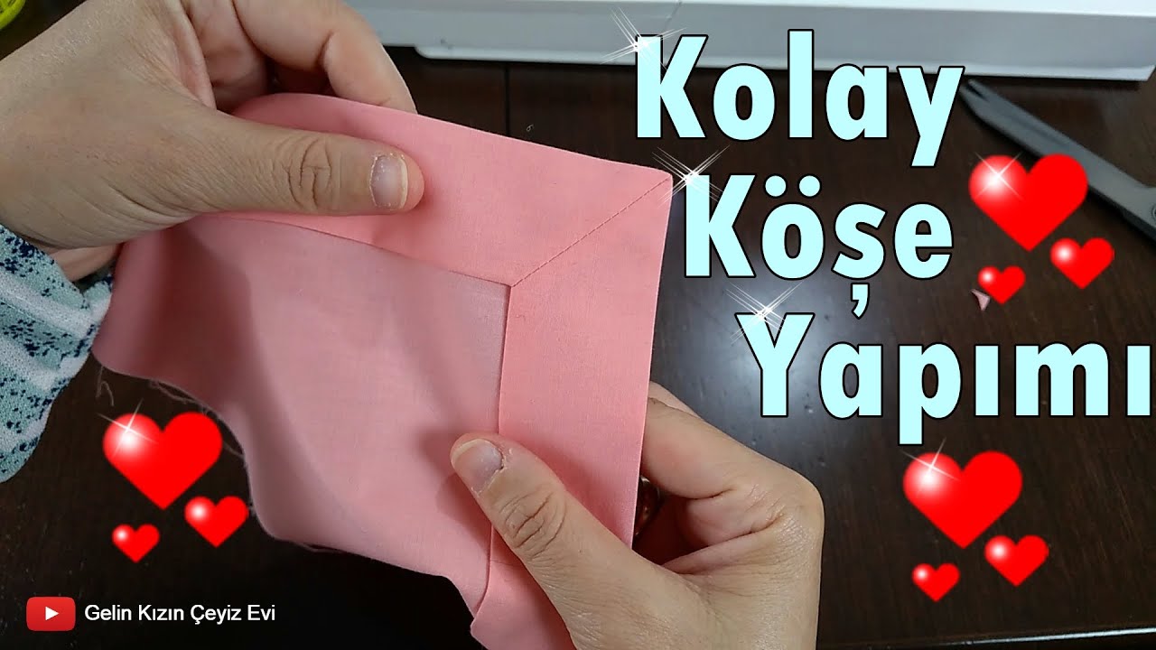 Kolay k&ouml;şe yapımı