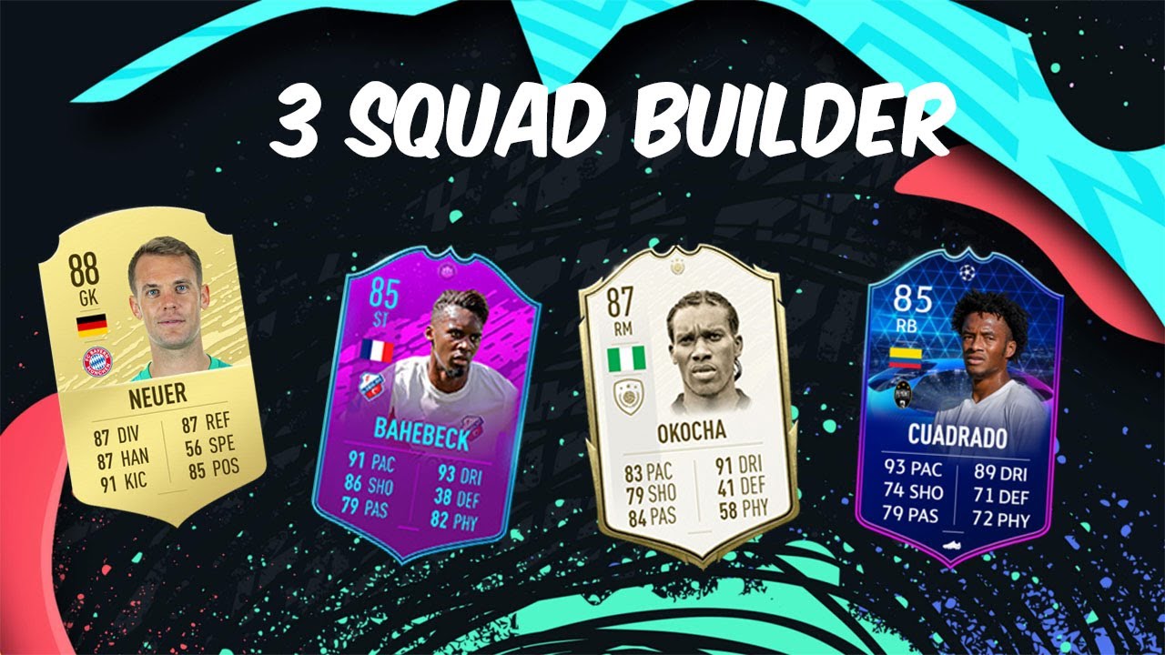 FIFA 20 SQUAD BUILER 40K 260K 400K W/Okocha,J&ocirc;,Neuer,Bahebeck