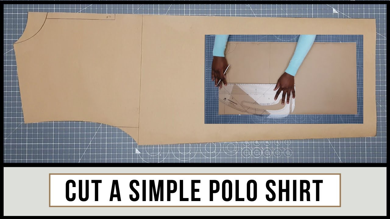 How To Cut A Basic Polo Shirt For Beginners | Pattern Tutorial | DIY | Bhooki