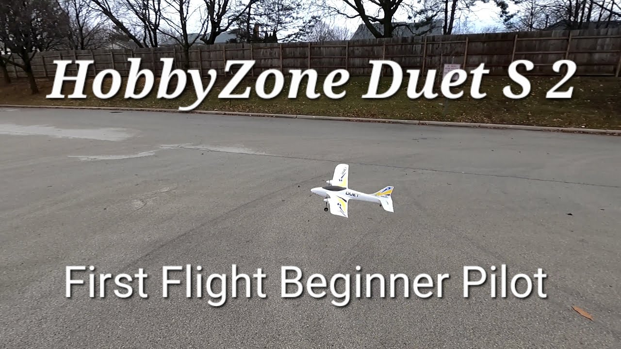 HobbyZone Duet S 2 First flight with a beginner pilot.