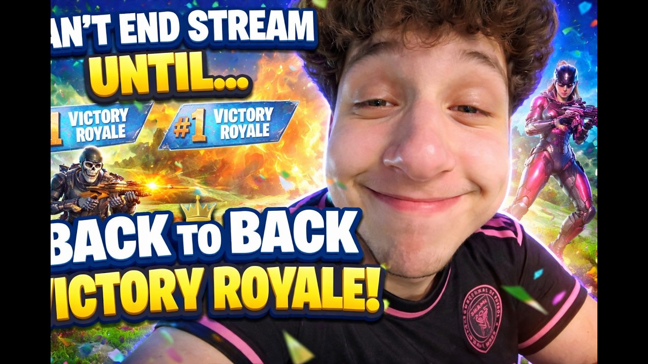 Cant end stream until I get back to back victory royals!!