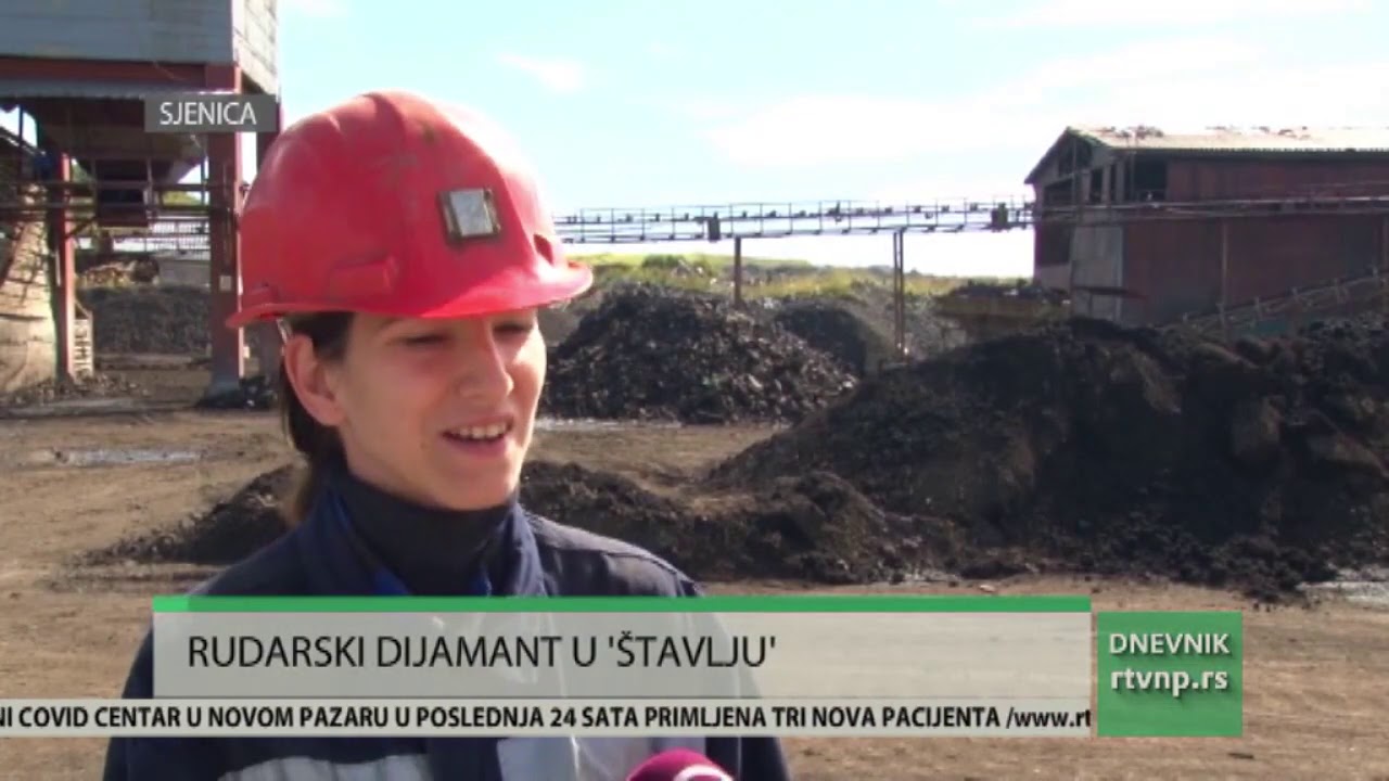 Jedina žena rudar u rudniku &Scaron;tavalj