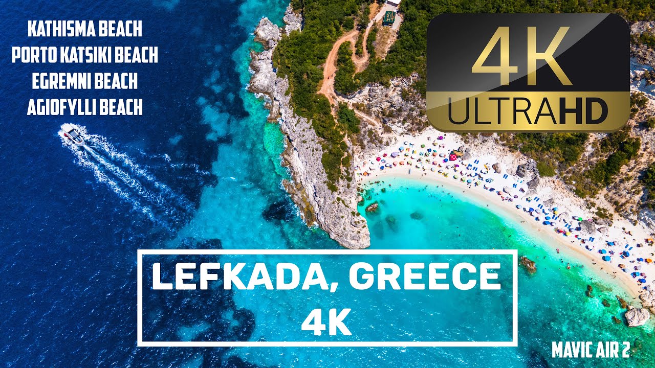 Lefkada, Greece 2020 | During COVID-19 | 4K DRONE VIDEO