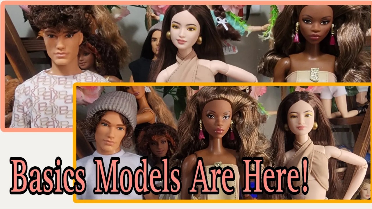 Barbie Basics 2026 Up Close&mdash; Sculpt, Complexion & Hair Comparison Models 06, 09, & 10 + STYLING TIPS