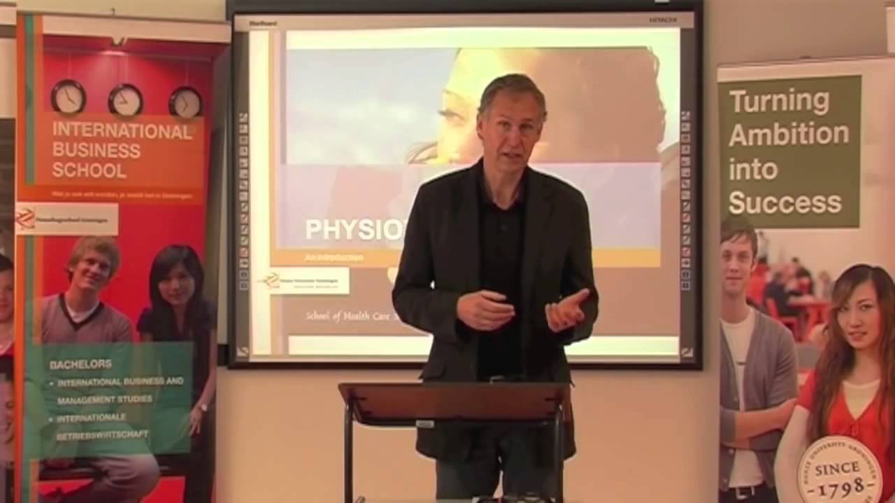 Physiotherapy program - virtual open day at Hanze University of Applied Sciences.