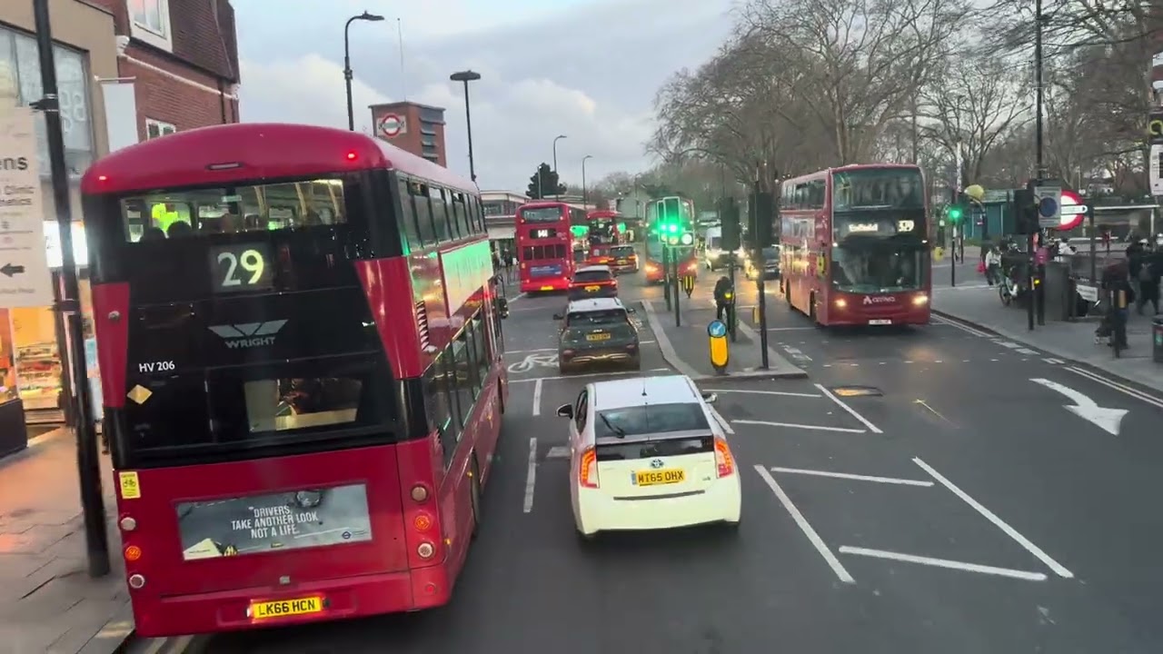 [LAST DAY OF ARRIVA] AL G3 B5LH route 123 [HV337 LF67EUD] Wood Green - Turnpike Lane
