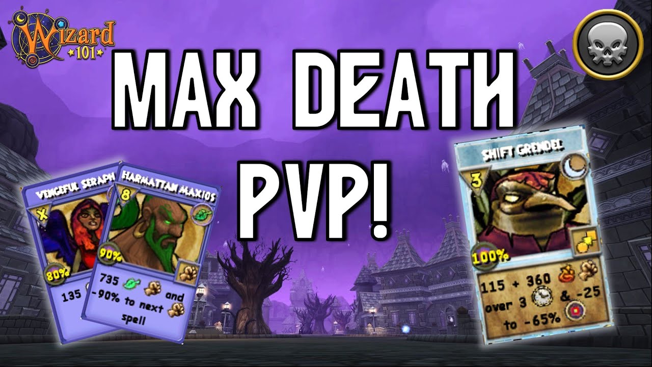 Wizard101: MAX DEATH PvP (140): Mantled AND Efreeted!