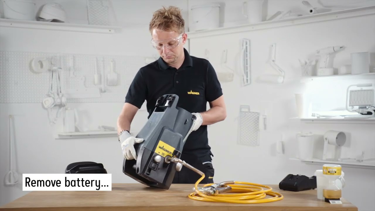 How to clean up the Spraypack 18V