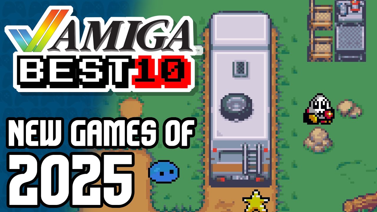 Amiga Best 10 | Новые игры 2025 года #Amiga