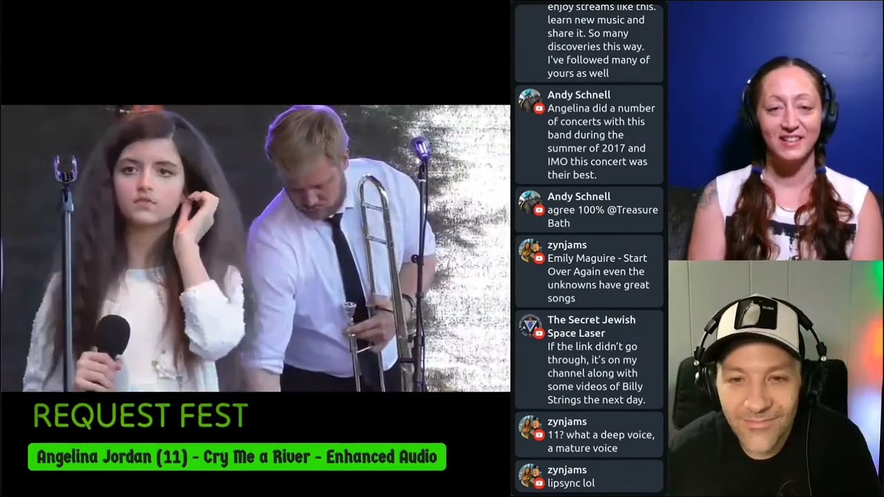 Angelina Jordan (11) Cry Me a River - live (Reaction) Request Fest