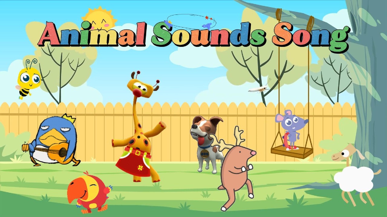 Animal Sounds Song N8T3 | Animal Sounds Song | Kids TV Education