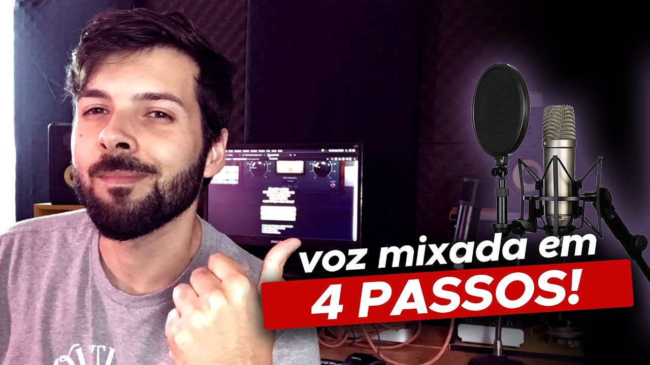 Como colar a VOZ na Mixagem em 4 PASSOS simples!