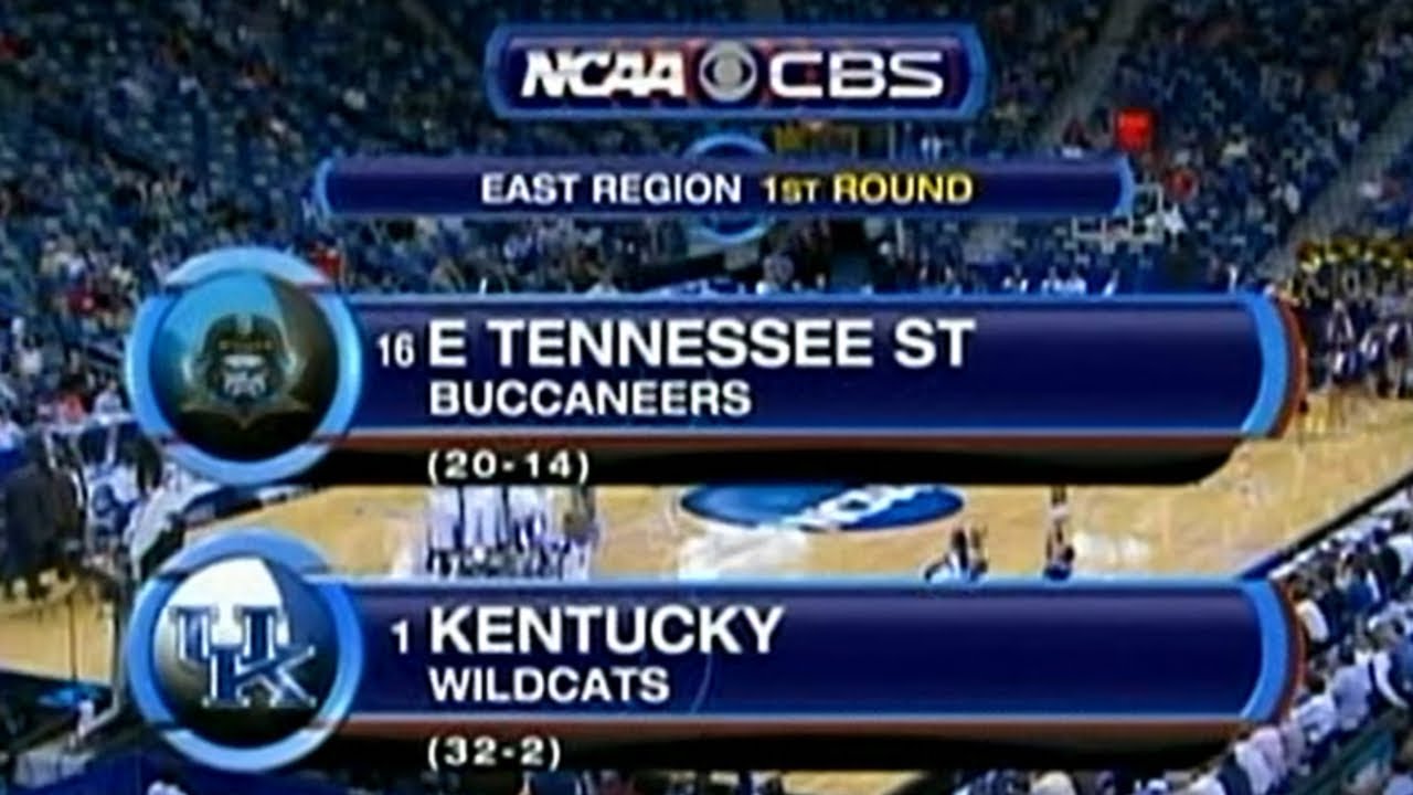 #2 Kentucky vs East Tennessee State Basketball Highlights (3/18/2010 - Round of 64)