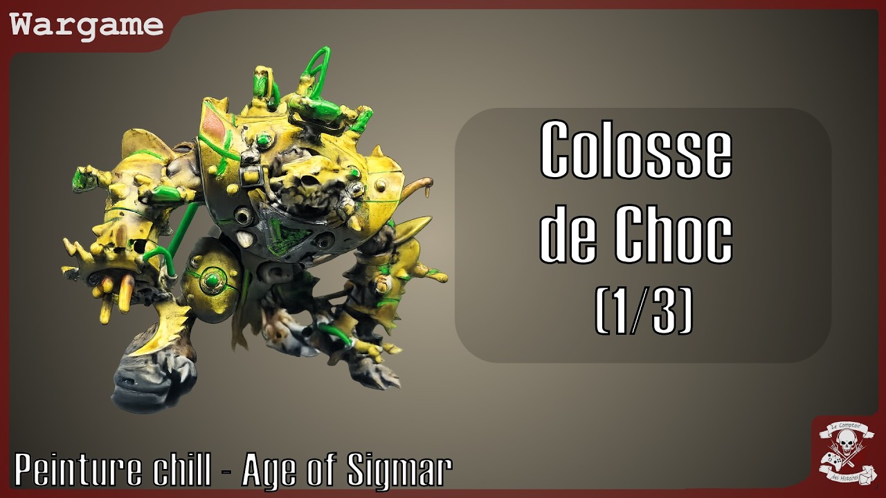 Age of Sigmar – Peinture Chill | 1er Colosse de choc | Live Atelier avec @Debilus_Heresy