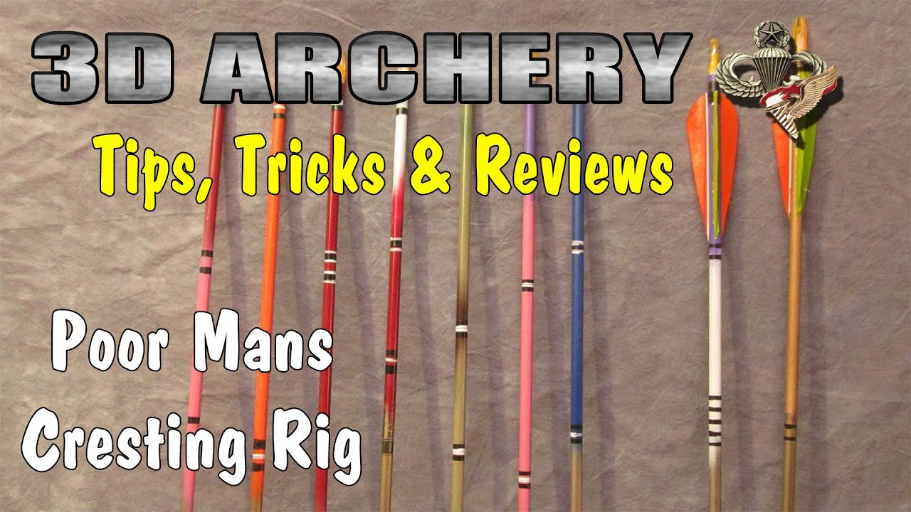 3D Archery - Poor Mans Cresting Rig