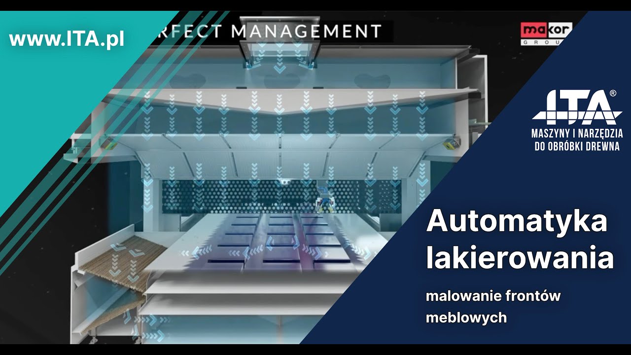 www.ita.pl - Makor Excellent CM 80 - Lakierowanie frontów meblowych