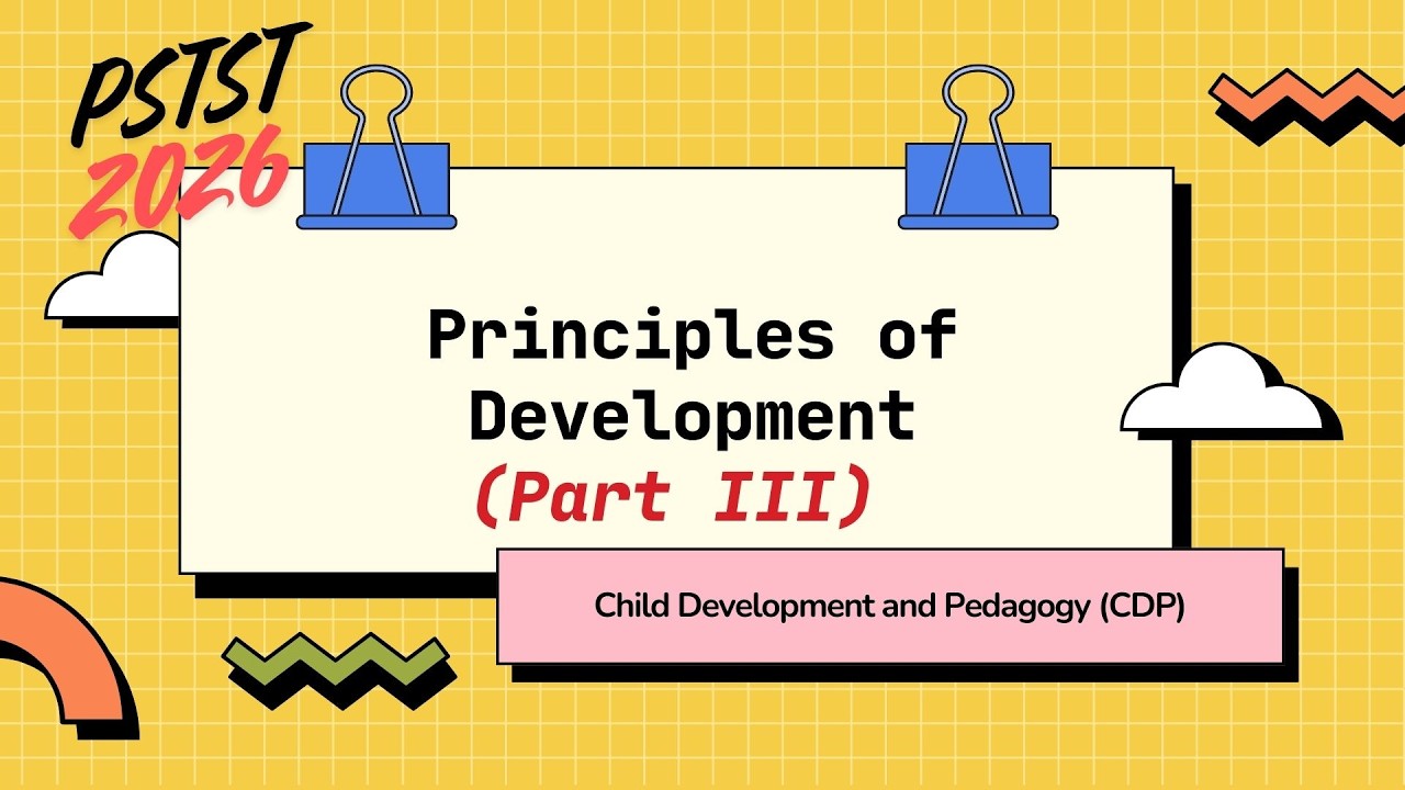 Principles of Development (Part III)