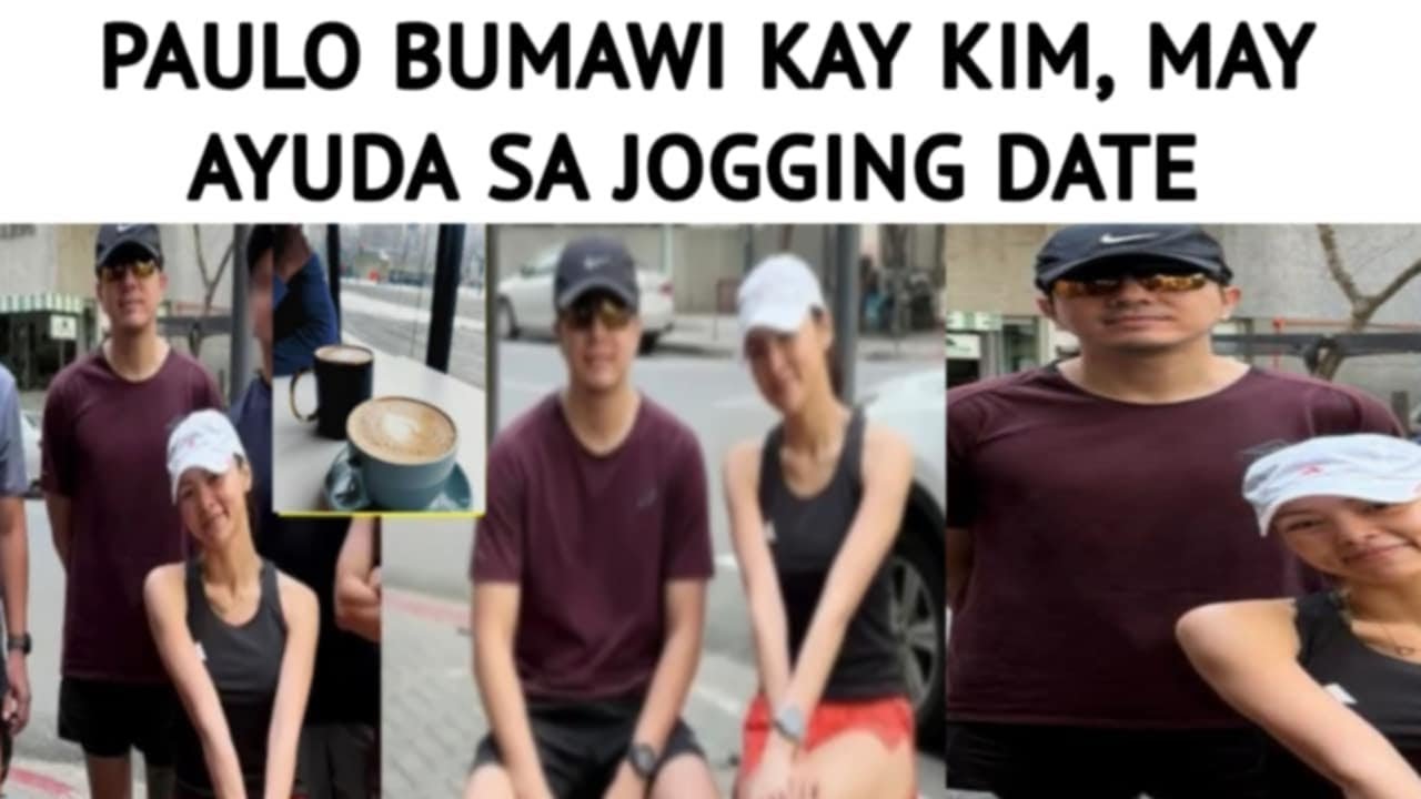 PAULO AVELINO BUMAWI KAY KIM, MAY AYUDA SA JOGGING DATE