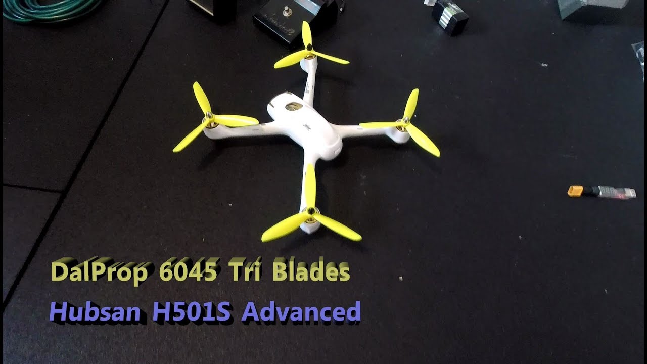 Hubsan H501S Advanced DalProp Triple Blade Props Manual Mode LOS Snow Flight