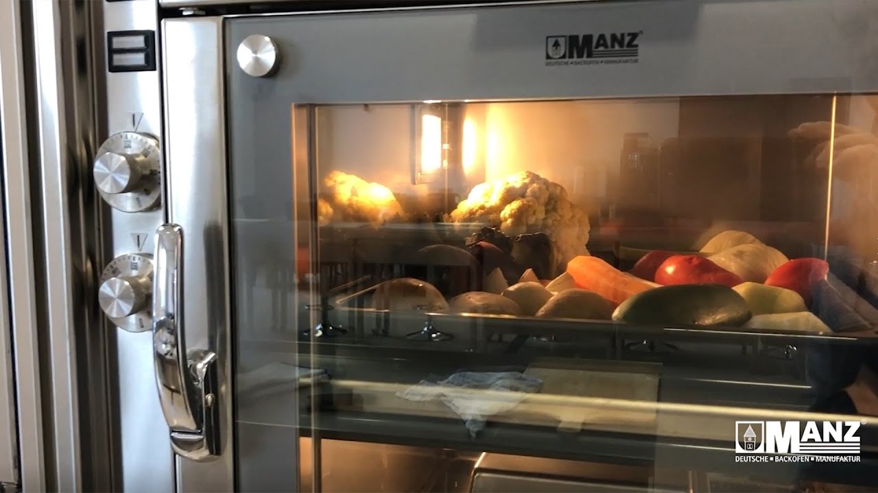 Dampfgaren im MANZ Backofen 🥦🥒🥕🥔🧅🫑🍅 Schwitzen für die Gesundheit 😅 - der professioneller Backofen
