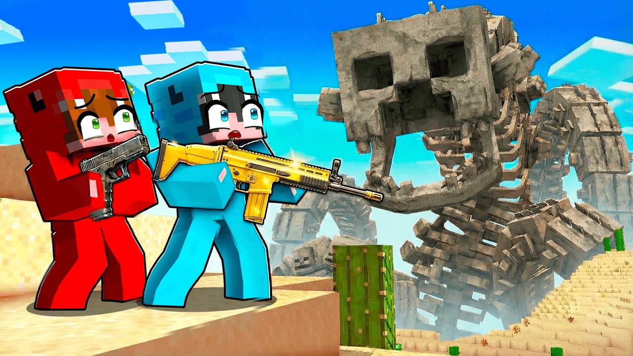 Us&eacute; Armas REALES vs Los JEFES M&aacute;s Poderosos de Minecraft...