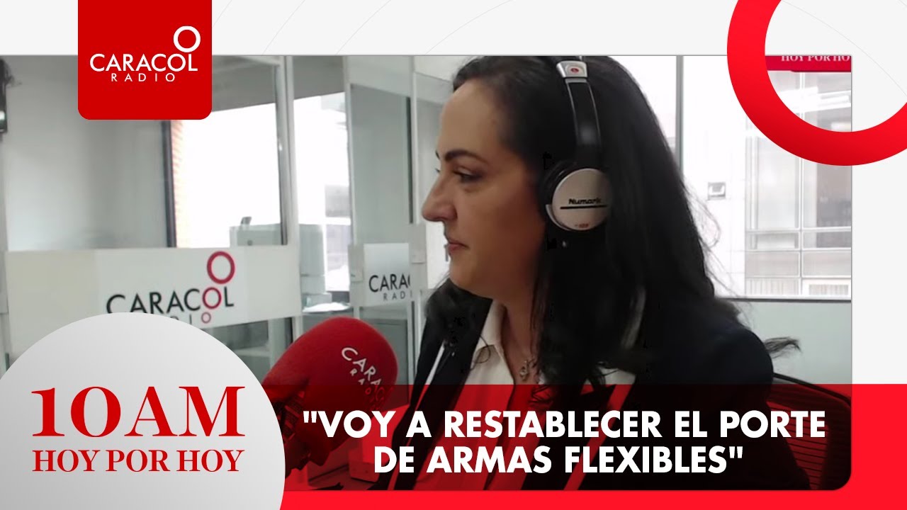 En 10AM Hoy por Hoy la Senadora María Fernanda Cabal cuenta detalles de su campaña presidencial