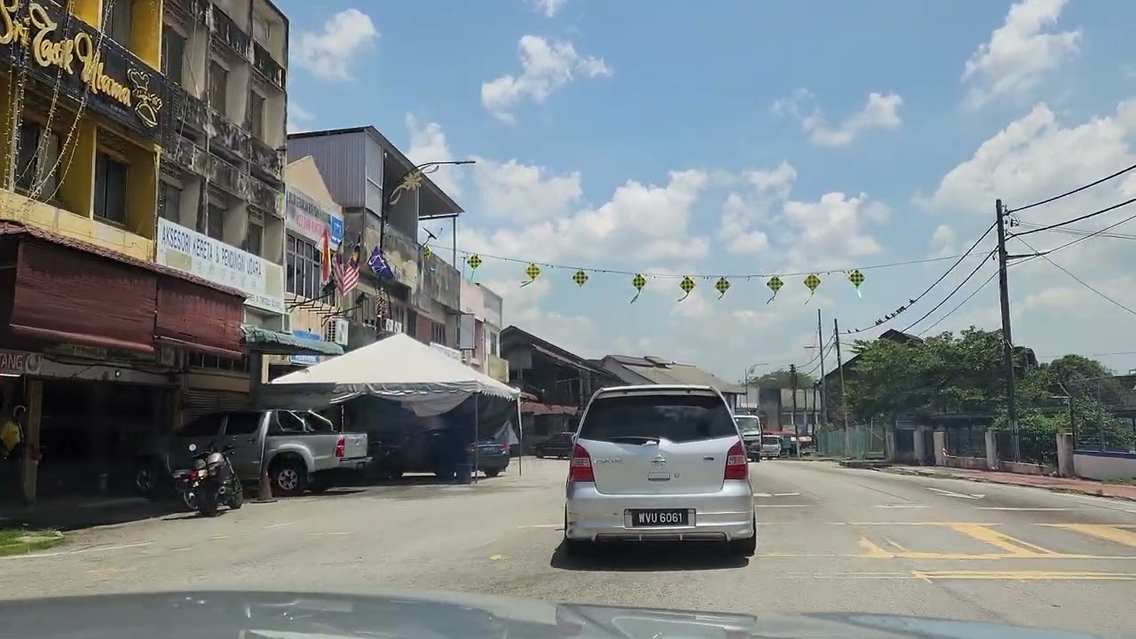 Drive through Rantau Town Negeri Sembilan