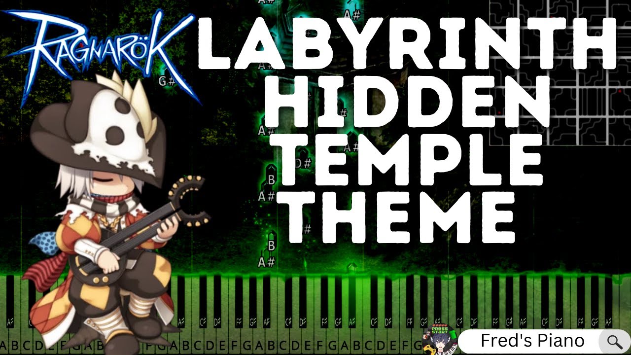 Labyrinth (Hidden Temple Theme) - Ragnarok Online Piano Tutorial #ragnarok #ragnarokonline