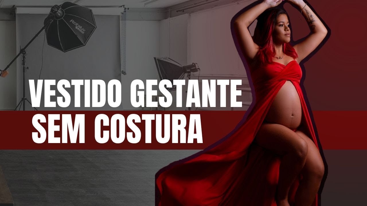 VESTIDO DE GESTANTE | VESTIDO SEM COSTURA | ROUPAS SEM COSTURA | MOULAGE
