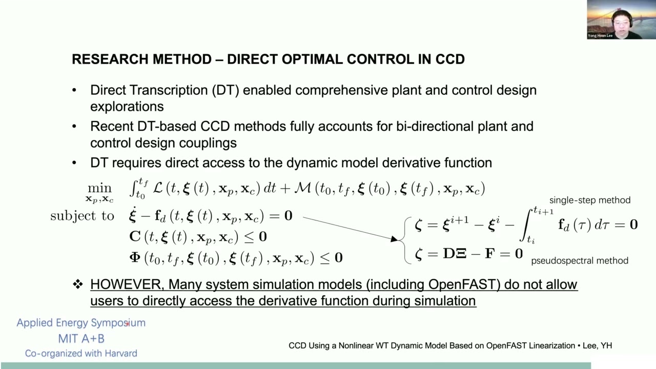MITAB22 ID 6172 YongHoonLee Control Co Design Using A Nonlinear Wind Turbine Dynamic Model Based On