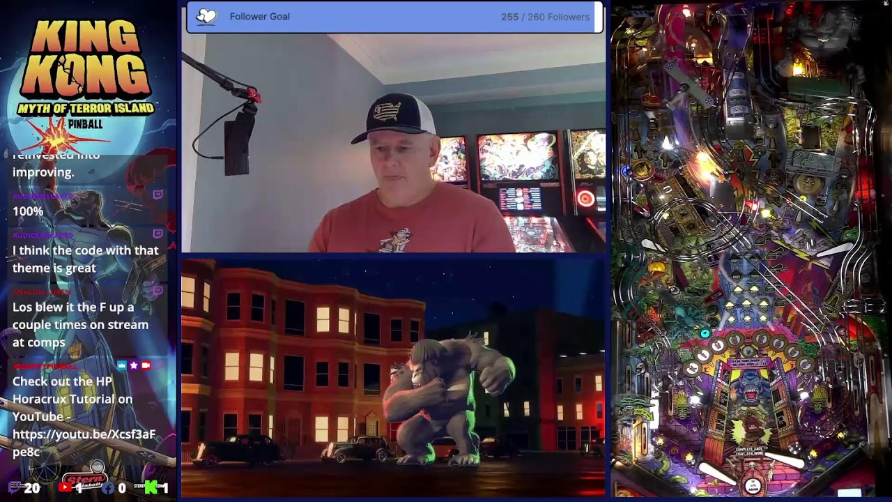 King Kong Pinball - One last stream before rotation