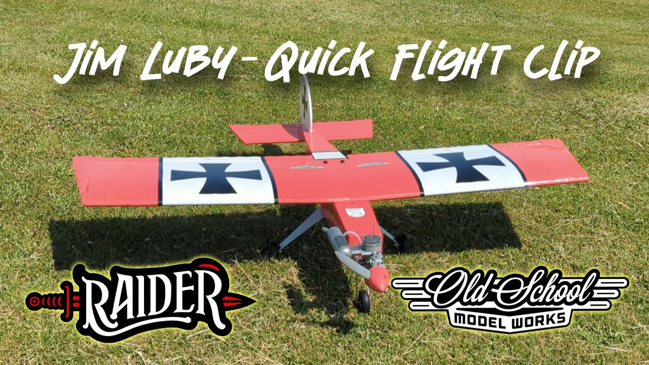 Jim Luby - Raider Pirate Stick r/c kit flight (customer video)