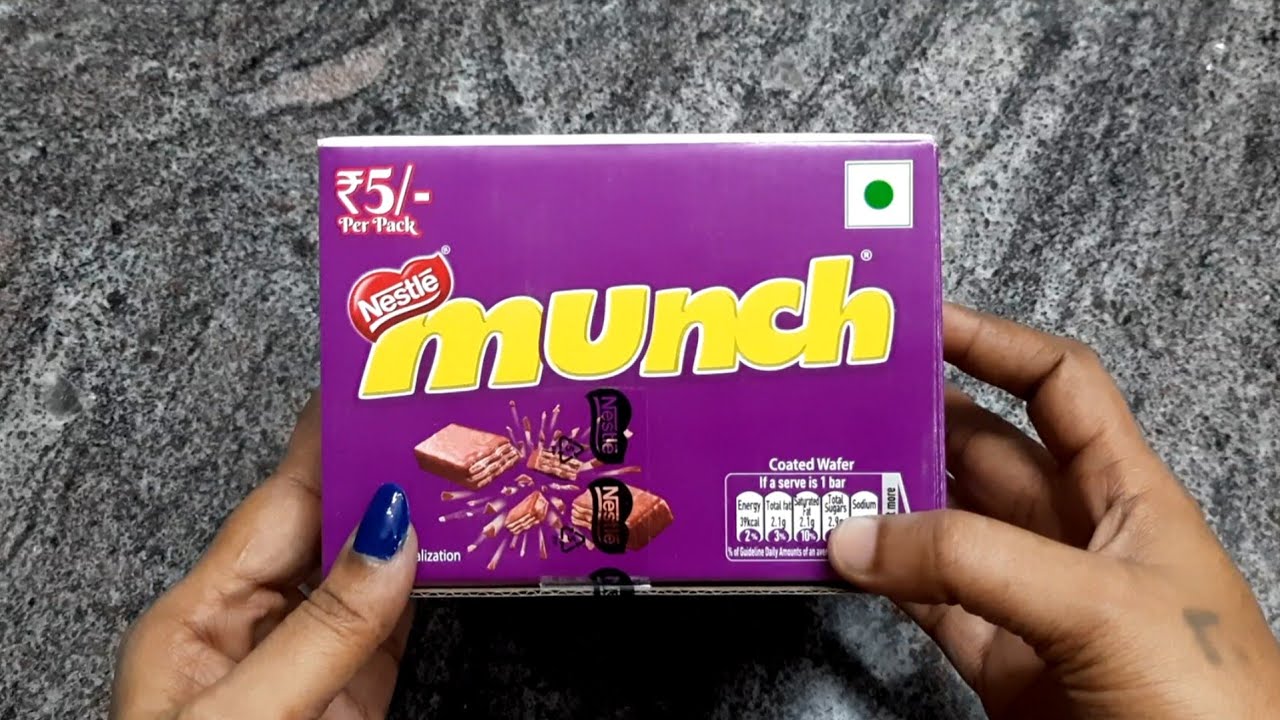 Munch chocolate box opening video