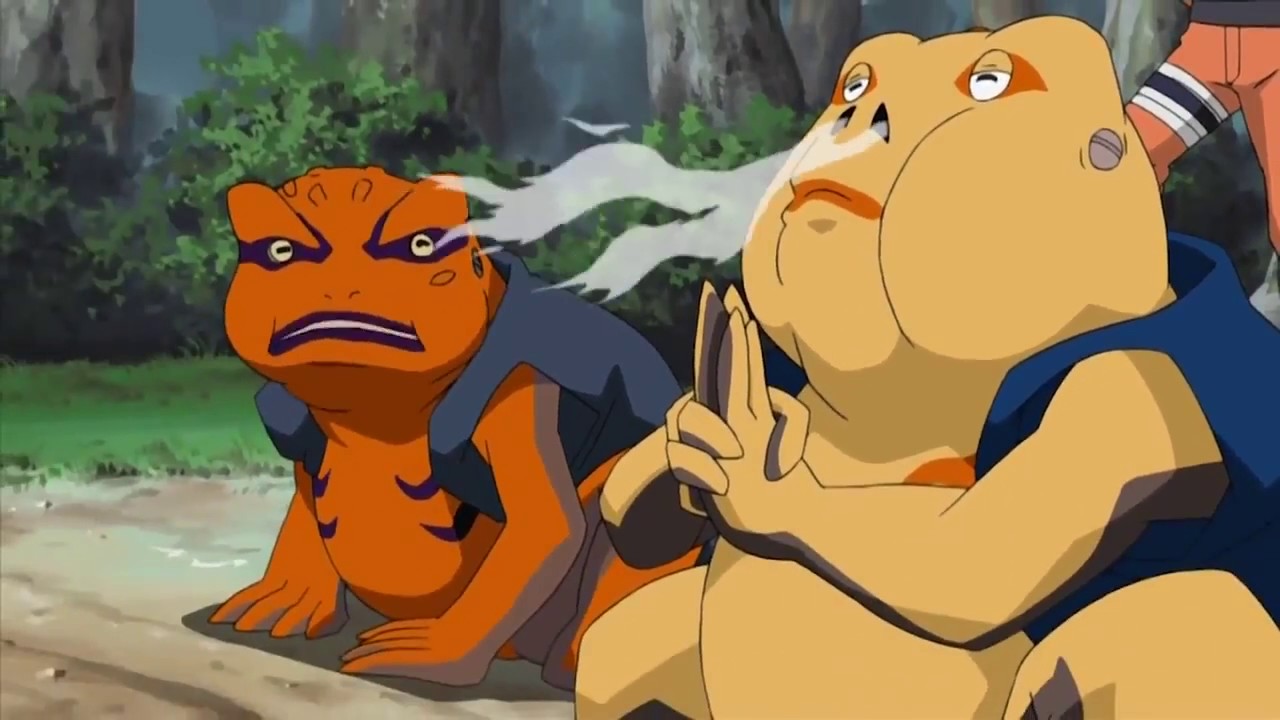 Naruto And Gamatatsu's Combo Jutsu vs Guren's Crystal