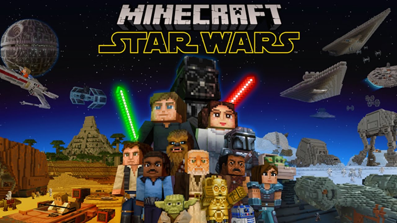 Minecraft Star Wars Mash-Up Pack Gameplay Review [Secrets, Baby Yoda] - Mandalorian/Original Trilogy