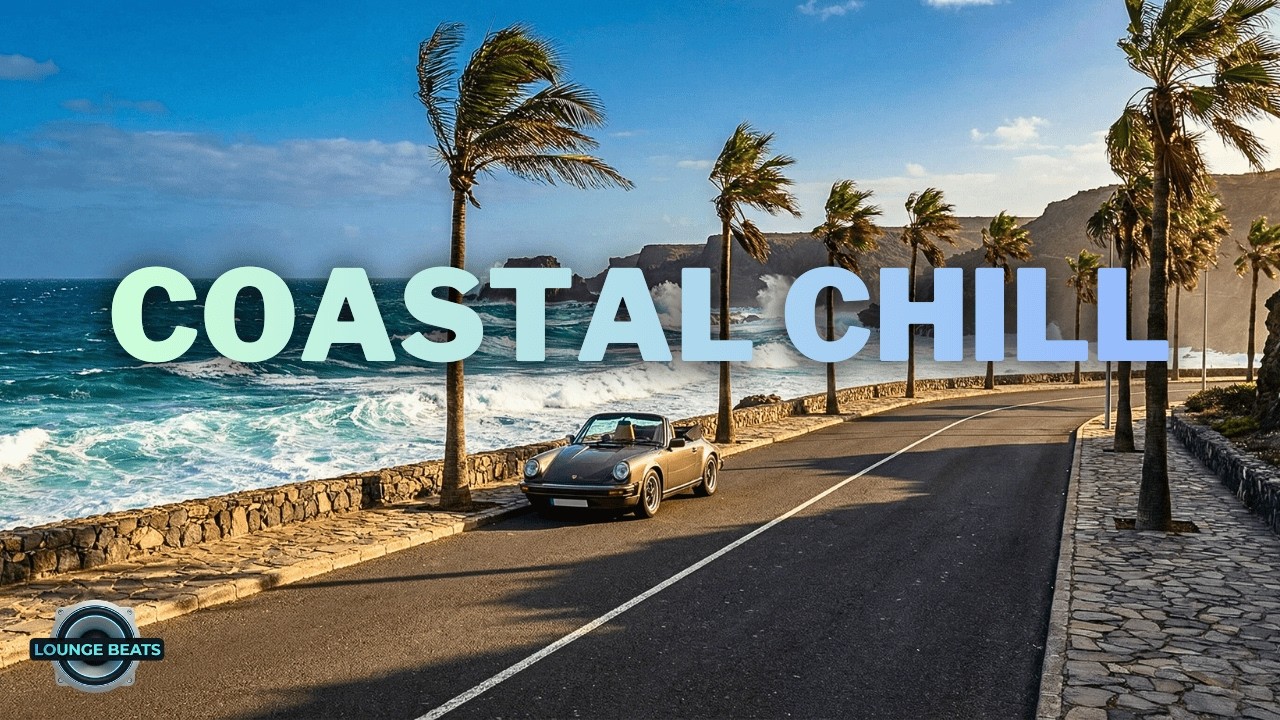 Ocean Drive Chillout 🌴 | Прибрежная расслабляющая музыка, атмосфера заката и тропический лаунж