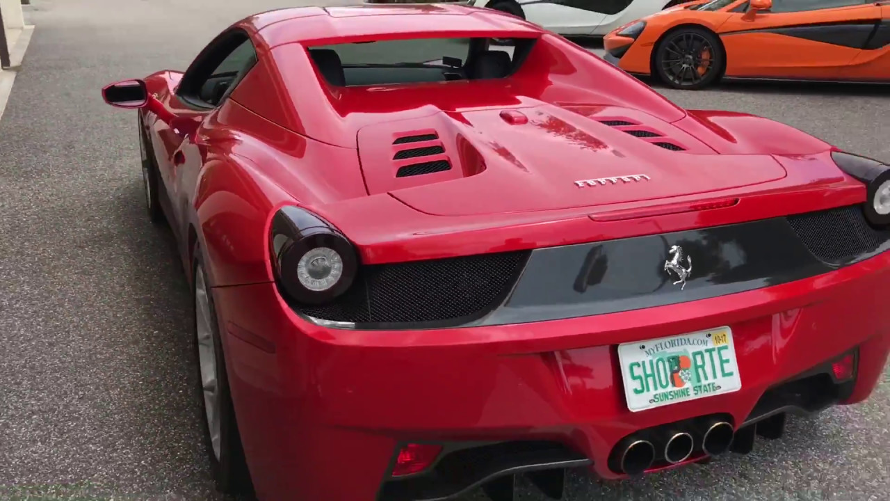 Uber Ferrari 458 Italia Spider - He Got 5 Stars