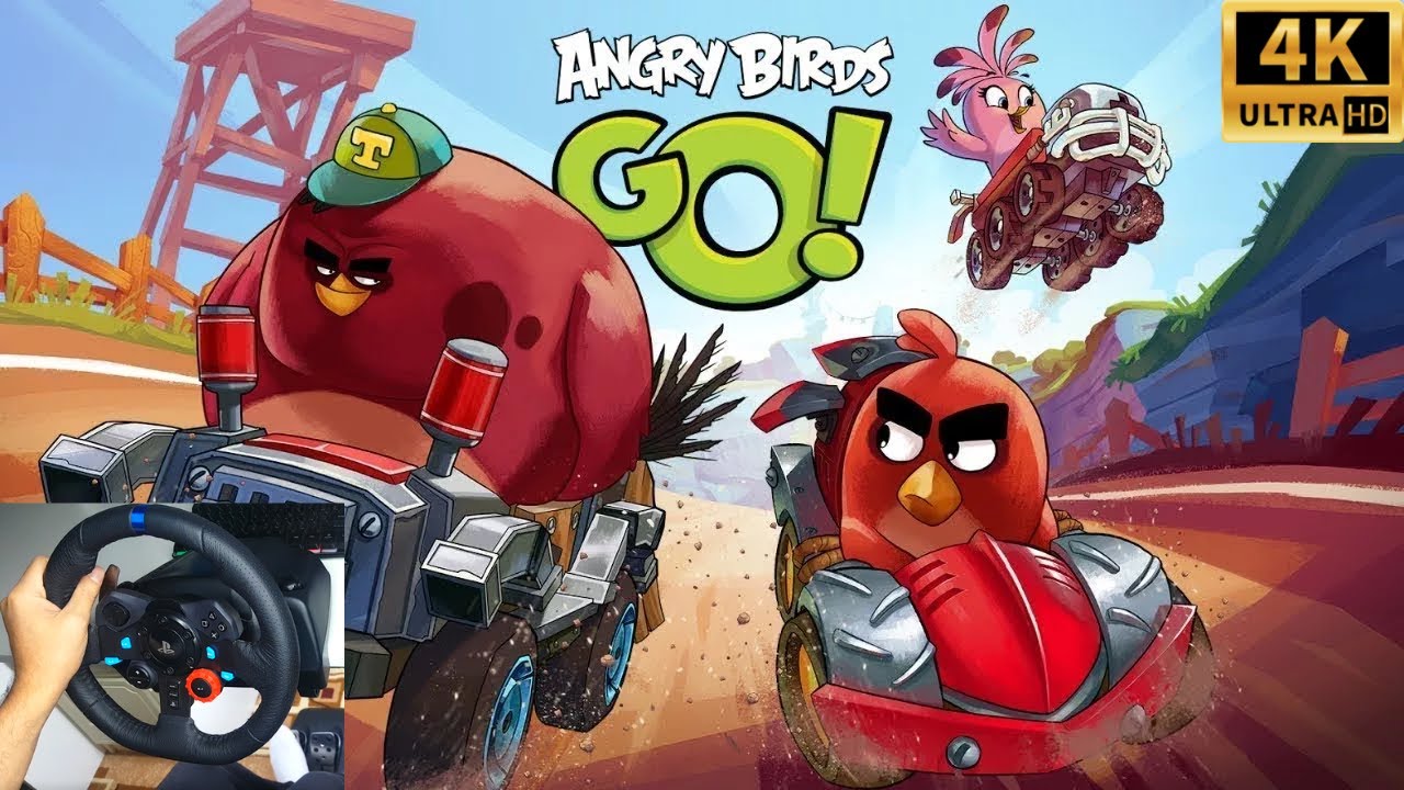 Angry Birds Go! 2.0 - Campaign 2: Stella | Steering Wheel Gameplay Walkthrough