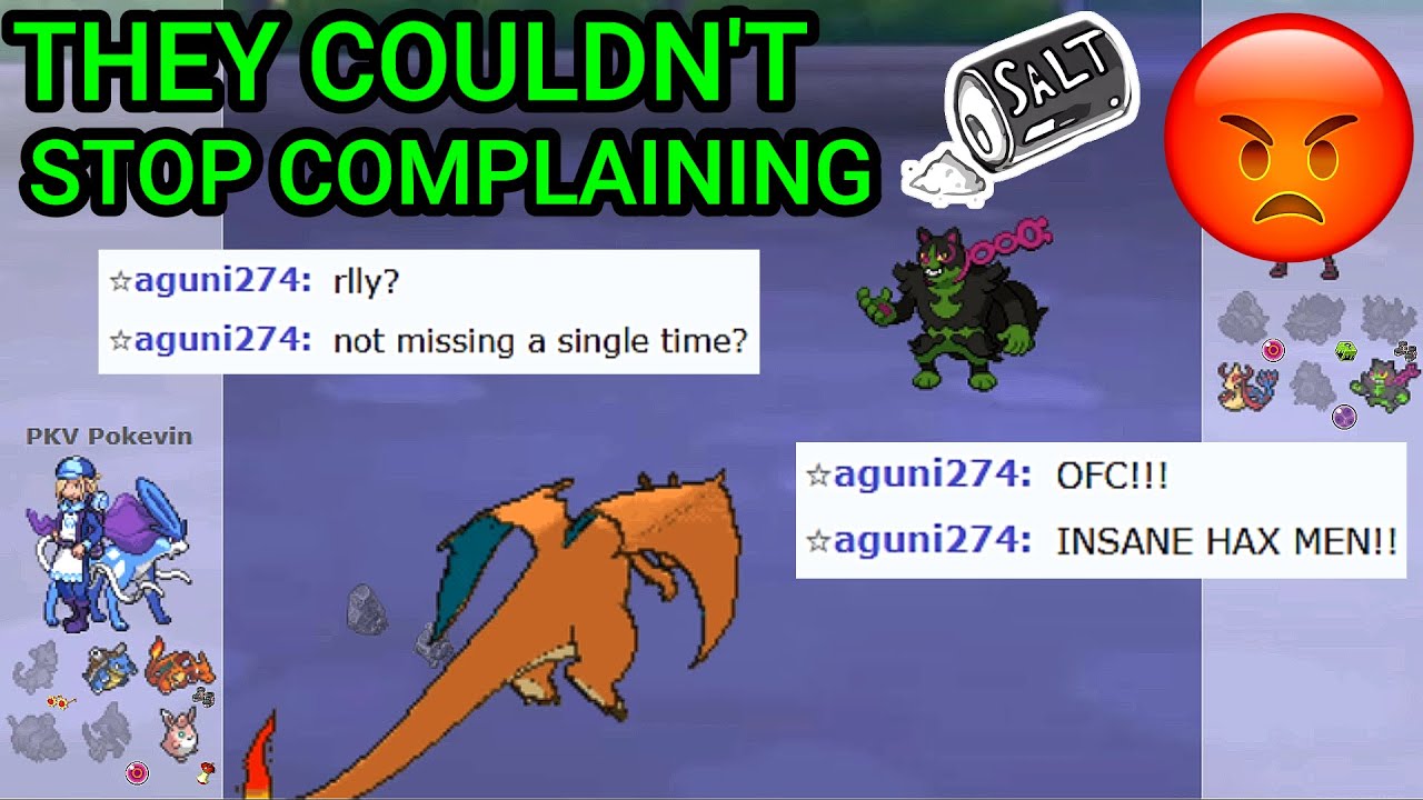 This Player Couldnt Stop Complaining! (Pokemon Showdown Random Battles) (High Ladder)