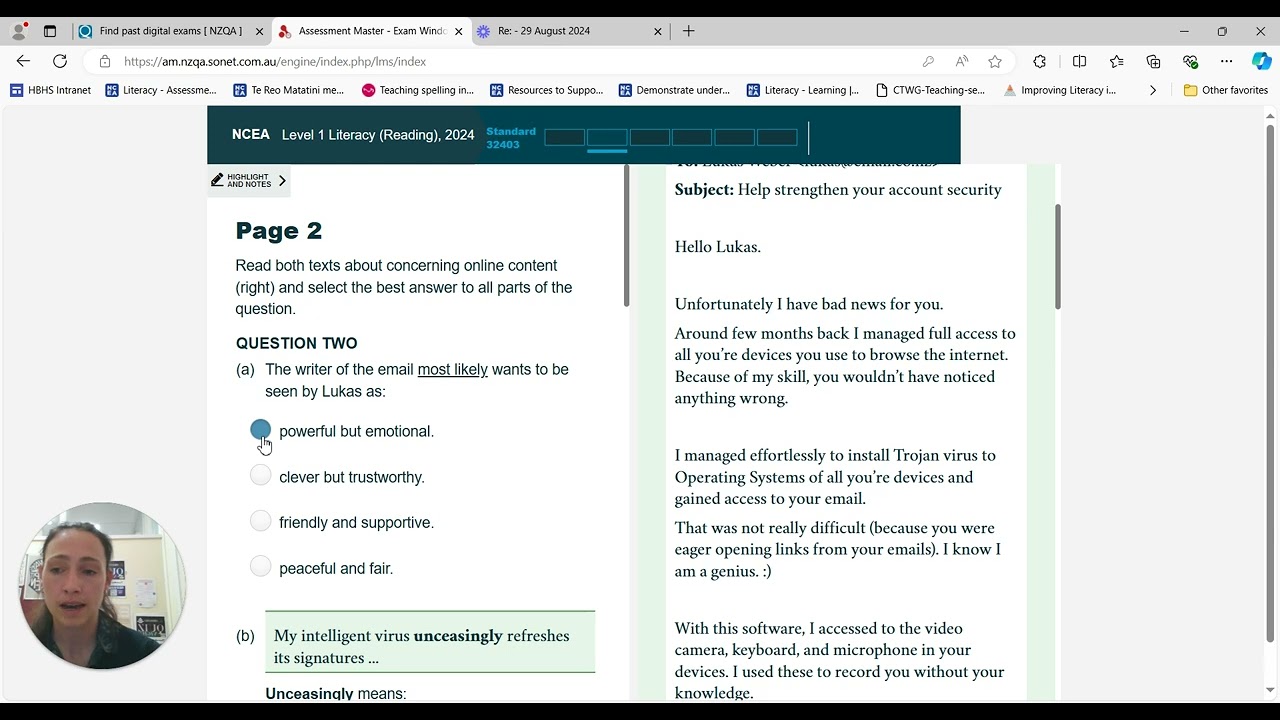NCEA Literacy Reading CAA: Top tips and exam technique support