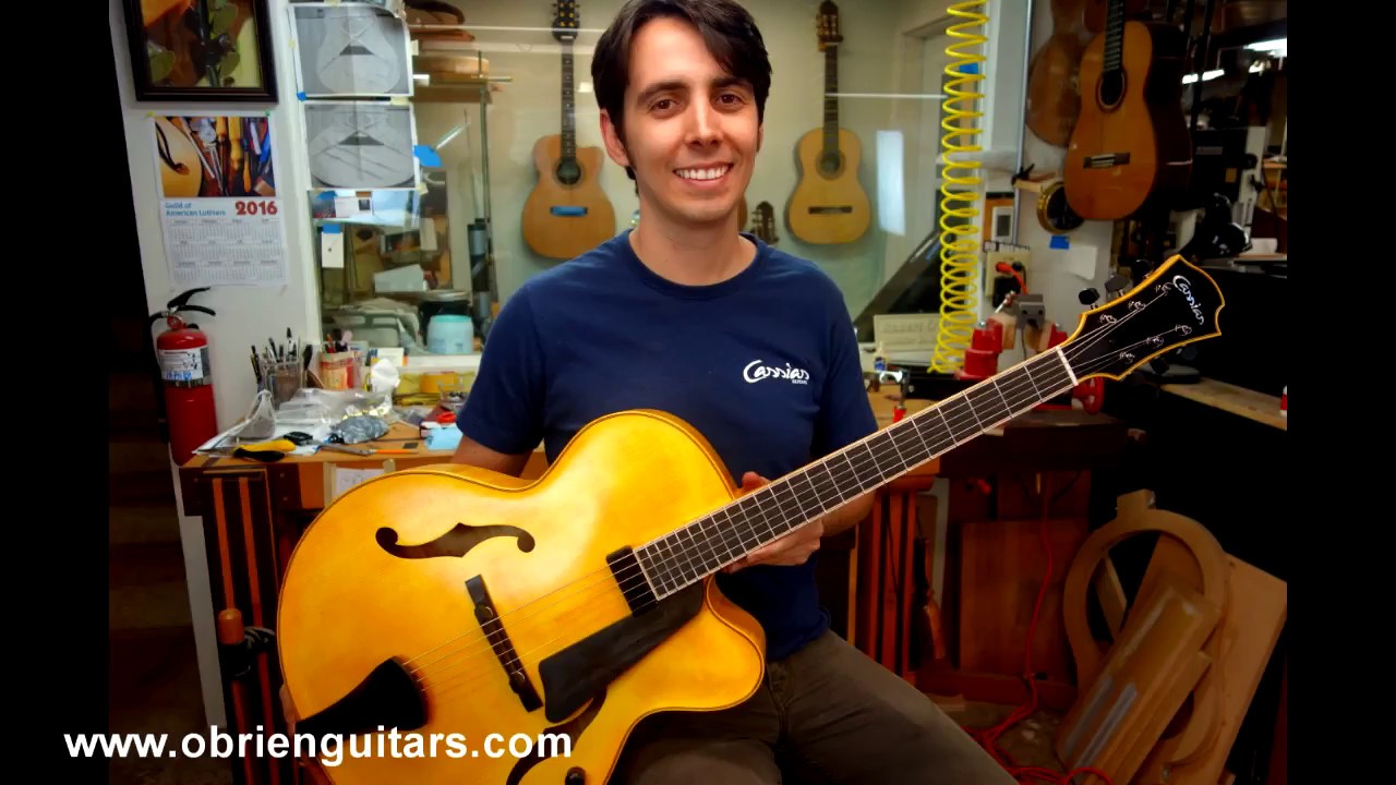 Online Archtop Guitar Building Course with Jo&atilde;o cassias