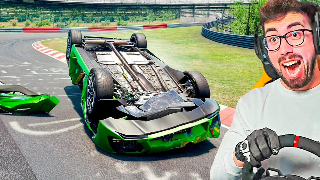 ACCIDENTES REALES en TRACK DAY NURBURGRING 💥 | BeamNG Drive