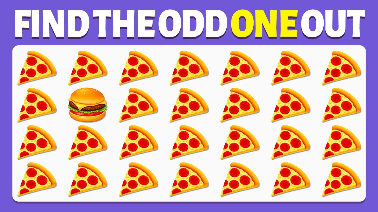Find the ODD One Out | Emoji Quiz | Easy, Medium, Hard, Impossible | Cow Quiz